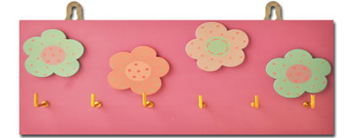 Flowery key rack
